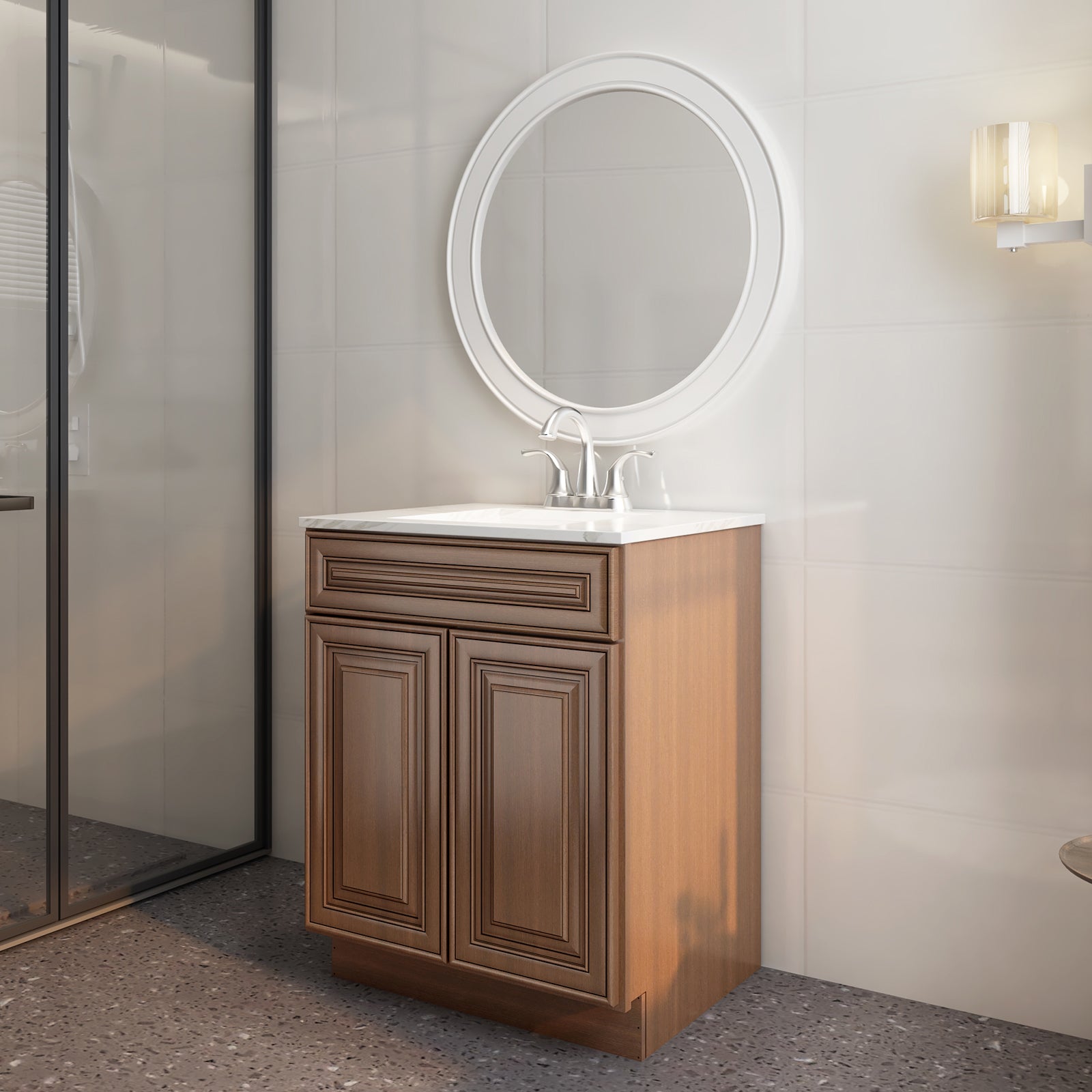 21"D X 27"W X 34-1/2"H Bath Vanity Cabinet without Top VS27