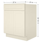 21"D X 27"W X 34-1/2"H Bath Vanity Cabinet without Top VS27