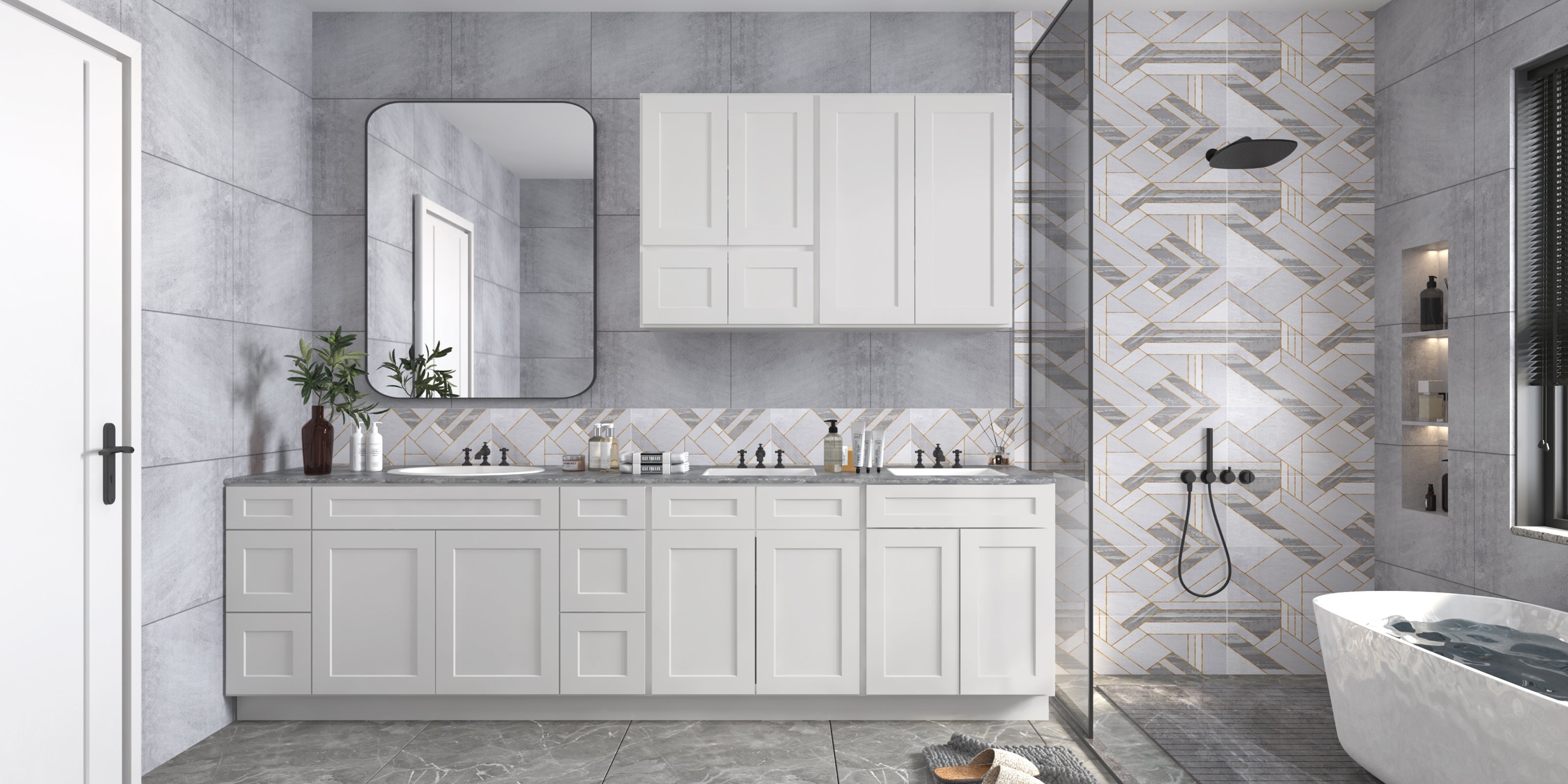 21"D X 27"W X 34-1/2"H Bath Vanity Cabinet without Top VS27
