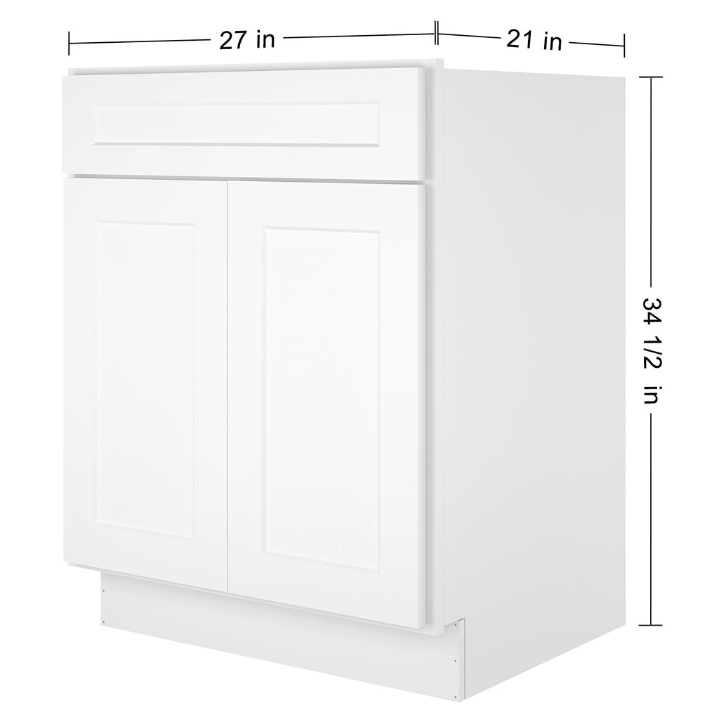 21"D X 27"W X 34-1/2"H Bath Vanity Cabinet without Top VS27