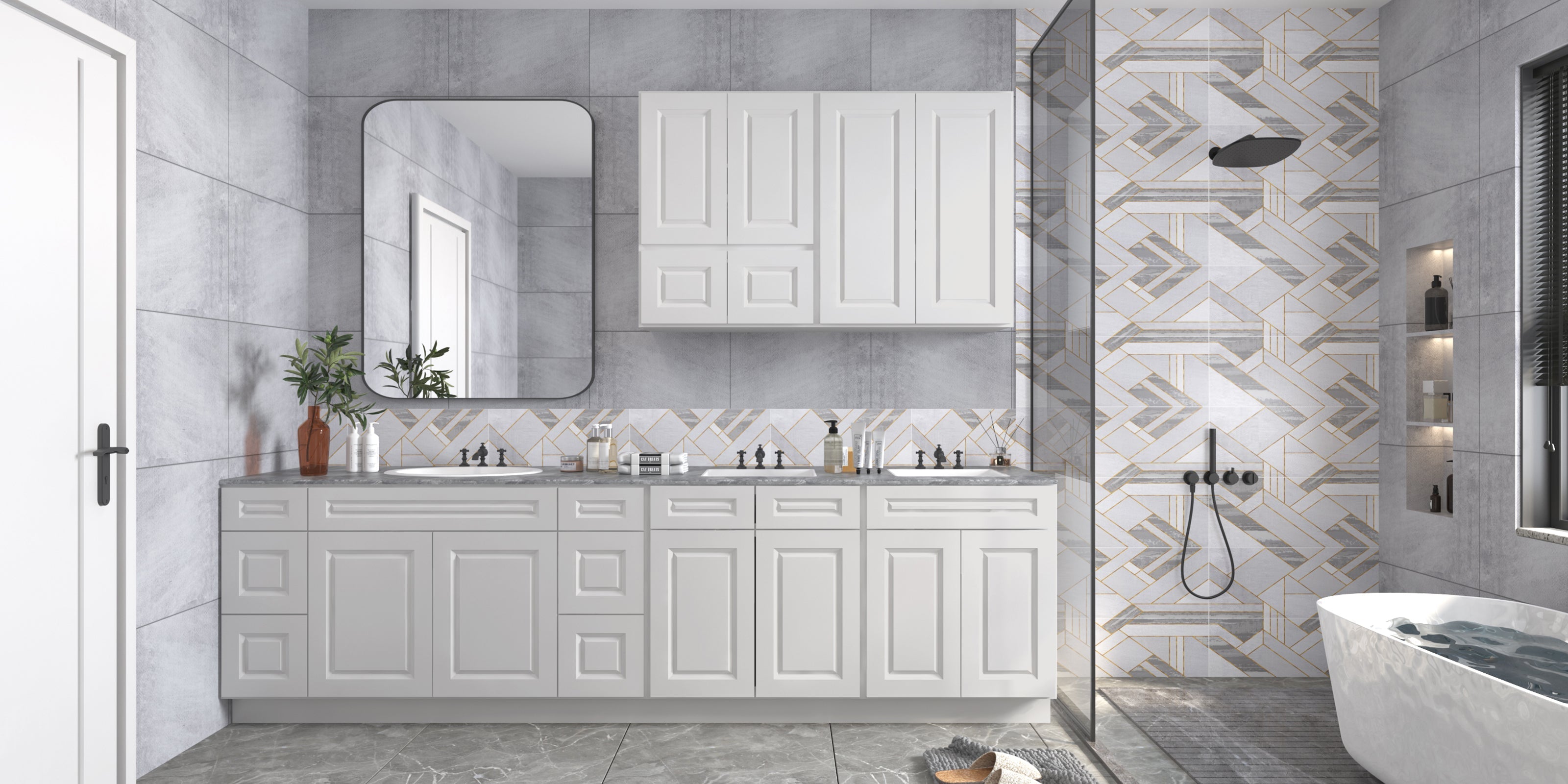 21"D X 27"W X 34-1/2"H Bath Vanity Cabinet without Top VS27