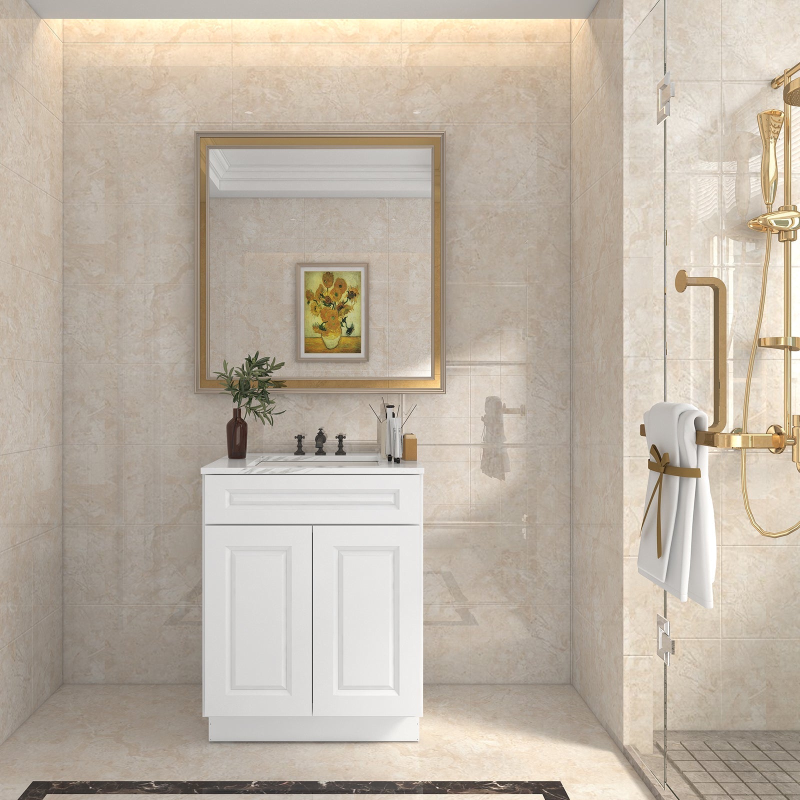 21"D X 27"W X 34-1/2"H Bath Vanity Cabinet without Top VS27