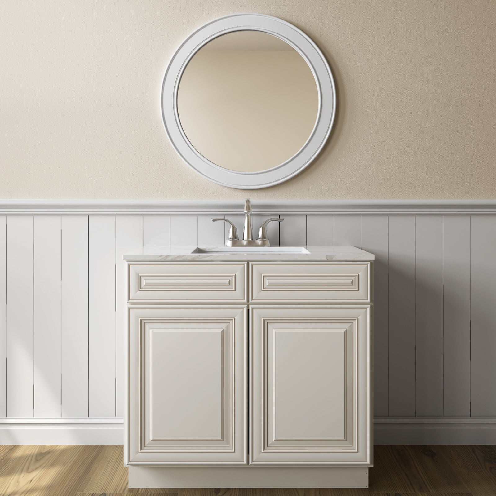 21"D X 30"W X 34-1/2"H Bath Vanity Cabinet without Top VS30