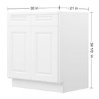 21"D X 30"W X 34-1/2"H Bath Vanity Cabinet without Top VS30