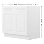 21"D X 36"W X 34-1/2"H Bath Vanity Cabinet without Top VS36