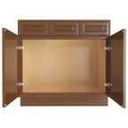 21"D Birch Solid Wood X 36"W X 34-1/2"H Vanity Sink Drawer Cabinet Wthout Top  VSD36