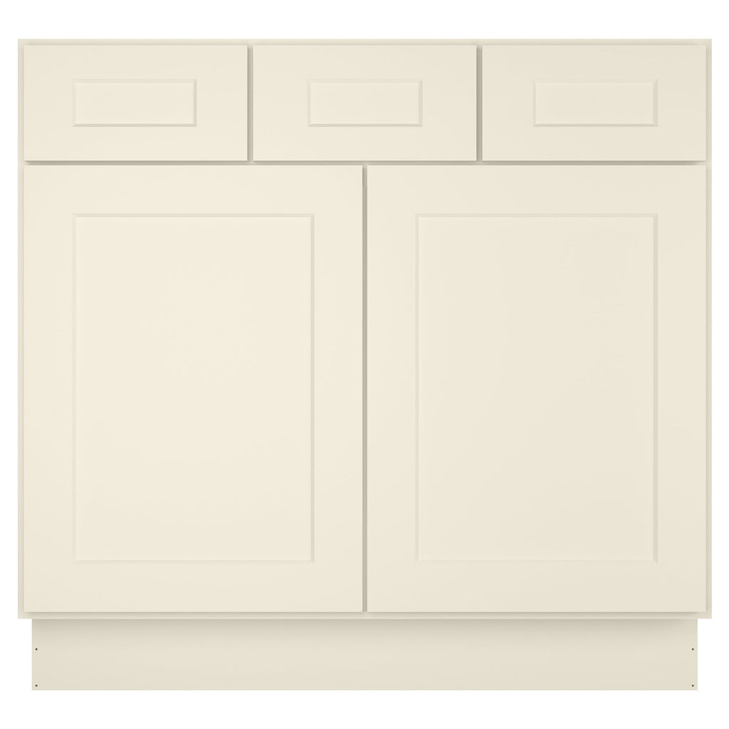 21"D Birch Solid Wood X 36"W X 34-1/2"H Vanity Sink Drawer Cabinet Wthout Top  VSD36