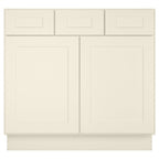 21"D Birch Solid Wood X 36"W X 34-1/2"H Vanity Sink Drawer Cabinet Wthout Top  VSD36