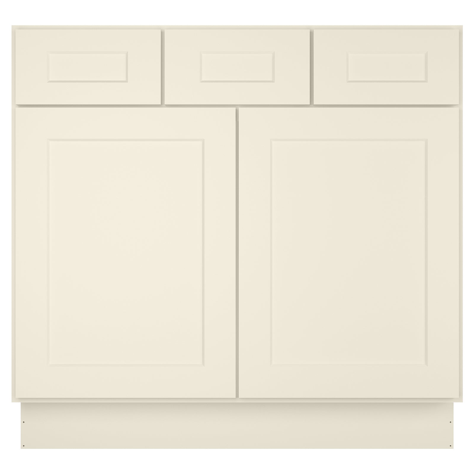 21"D Birch Solid Wood X 36"W X 34-1/2"H Vanity Sink Drawer Cabinet Wthout Top  VSD36