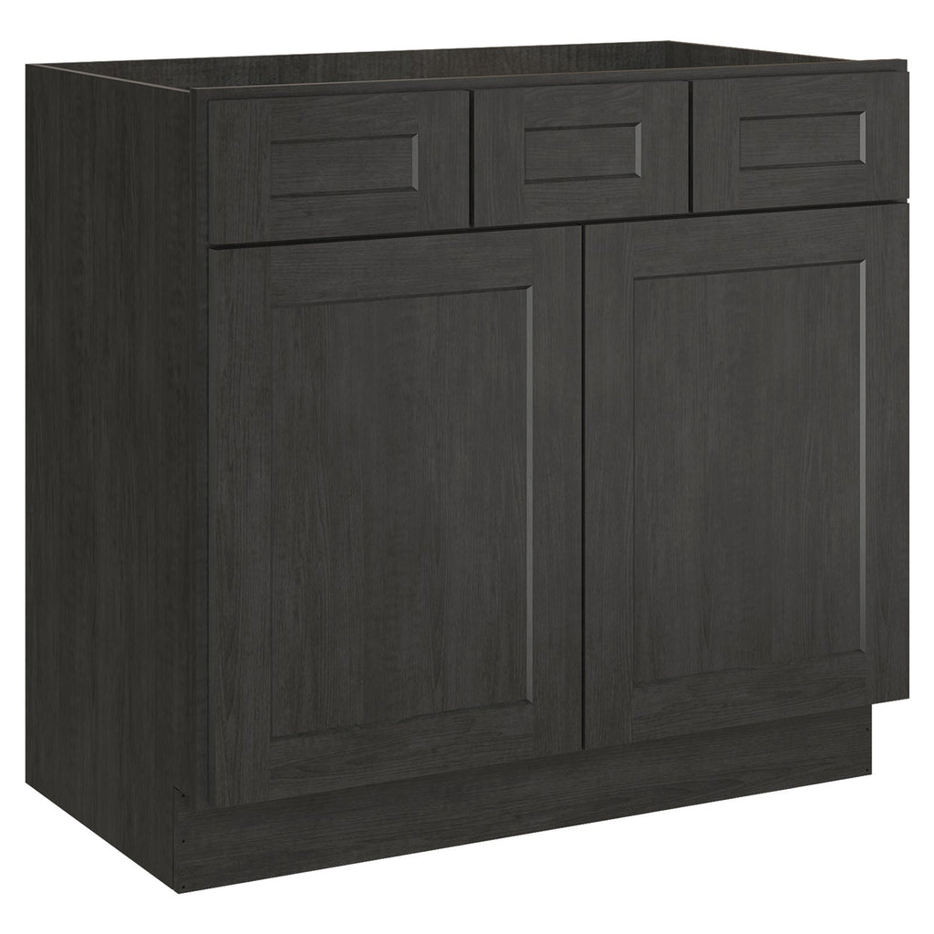 21"D Birch Solid Wood X 36"W X 34-1/2"H Vanity Sink Drawer Cabinet Wthout Top  VSD36
