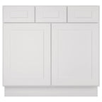 21"D Birch Solid Wood X 36"W X 34-1/2"H Vanity Sink Drawer Cabinet Wthout Top  VSD36