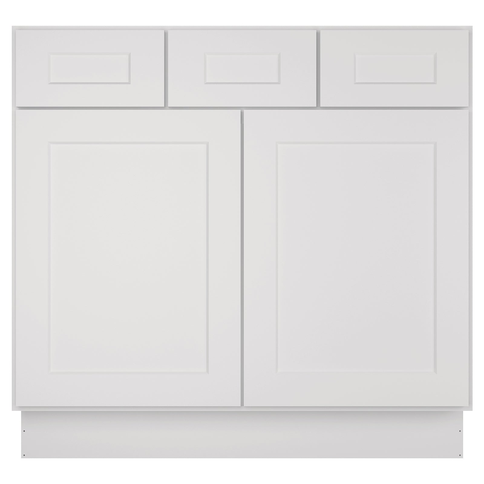 21"D Birch Solid Wood X 36"W X 34-1/2"H Vanity Sink Drawer Cabinet Wthout Top  VSD36