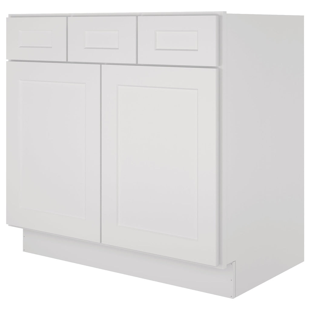 21"D Birch Solid Wood X 36"W X 34-1/2"H Vanity Sink Drawer Cabinet Wthout Top  VSD36