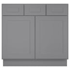 21"D Birch Solid Wood X 36"W X 34-1/2"H Vanity Sink Drawer Cabinet Wthout Top  VSD36