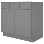 21"D Birch Solid Wood X 36"W X 34-1/2"H Vanity Sink Drawer Cabinet Wthout Top  VSD36