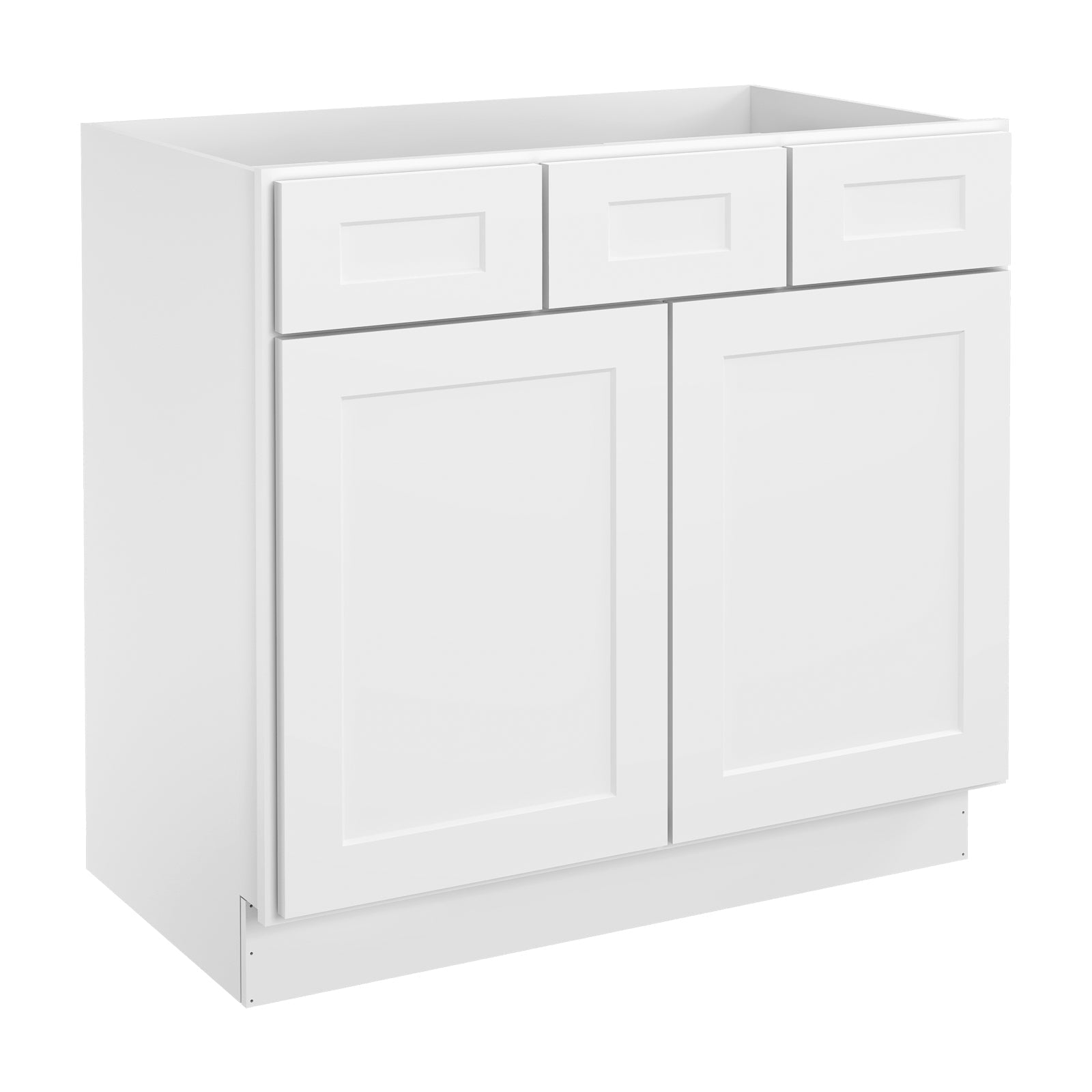 21"D Birch Solid Wood X 36"W X 34-1/2"H Vanity Sink Drawer Cabinet Wthout Top  VSD36