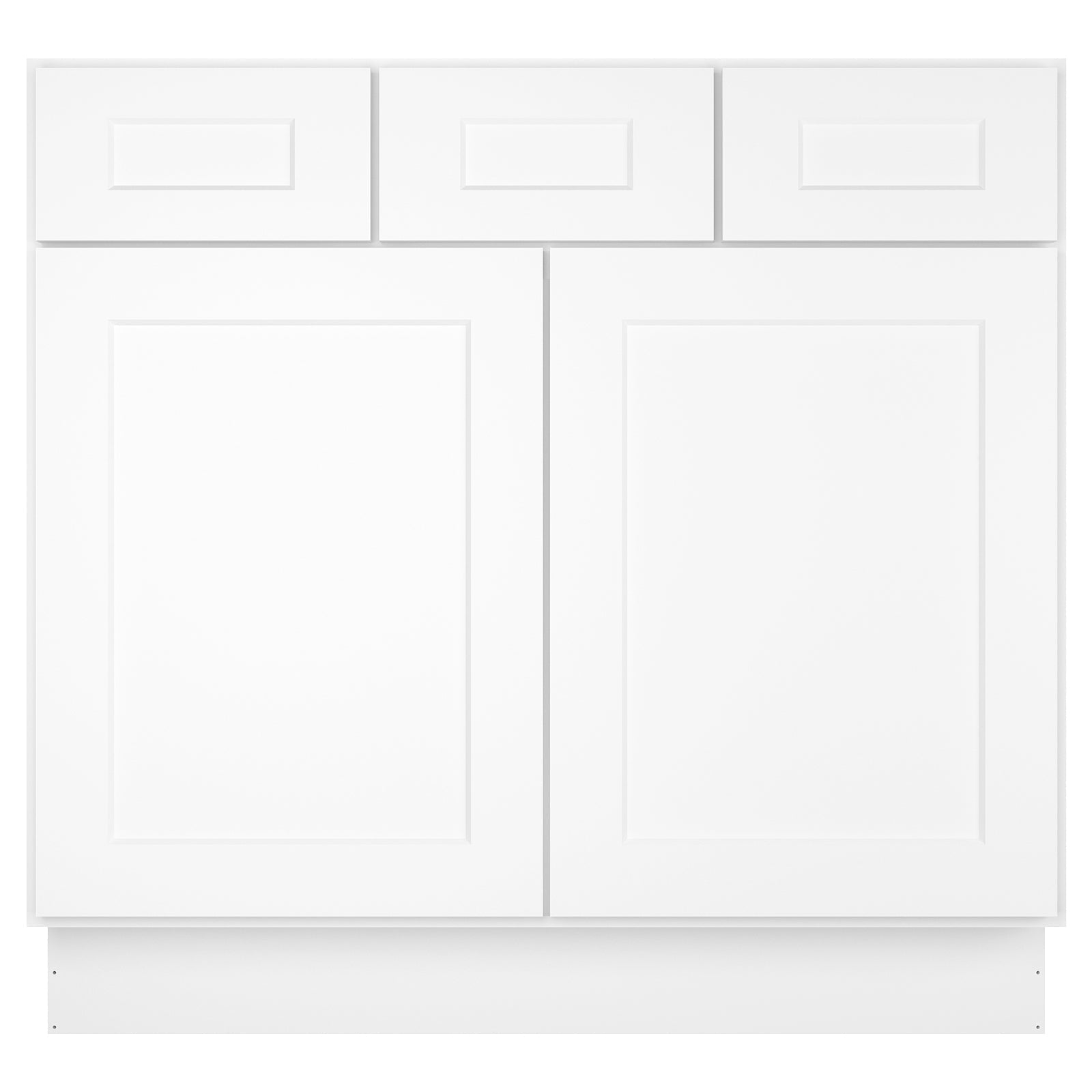 21"D Birch Solid Wood X 36"W X 34-1/2"H Vanity Sink Drawer Cabinet Wthout Top  VSD36