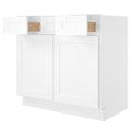 21"D Birch Solid Wood X 36"W X 34-1/2"H Vanity Sink Drawer Cabinet Wthout Top  VSD36