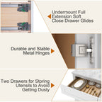 21"D Birch Solid Wood X 36"W X 34-1/2"H Vanity Sink Drawer Cabinet Wthout Top  VSD36