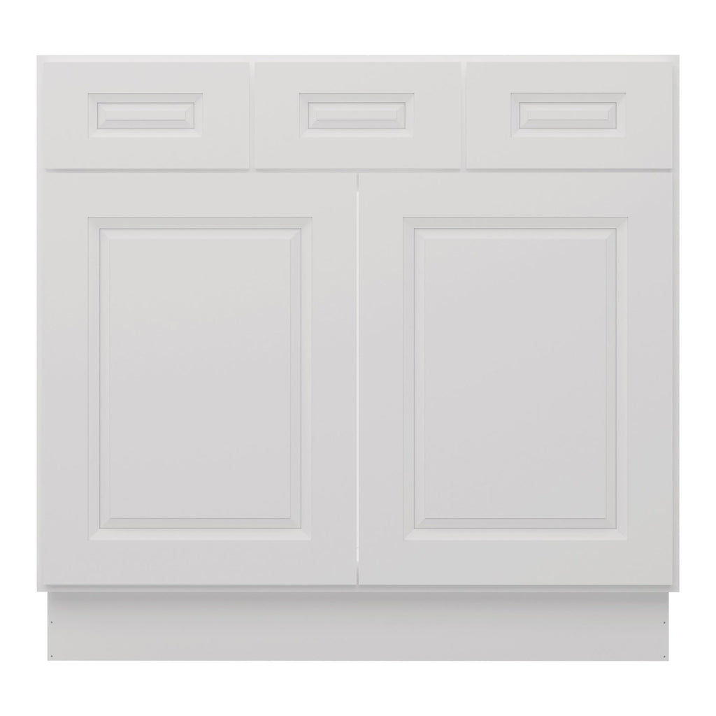 21"D Birch Solid Wood X 36"W X 34-1/2"H Vanity Sink Drawer Cabinet Wthout Top  VSD36