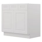21"D Birch Solid Wood X 36"W X 34-1/2"H Vanity Sink Drawer Cabinet Wthout Top  VSD36