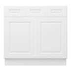 21"D Birch Solid Wood X 36"W X 34-1/2"H Vanity Sink Drawer Cabinet Wthout Top  VSD36