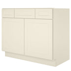 42"W Birch Solid Wood X 21"D X 34-1/2"H Vanity Sink Drawer Cabinet Wthout Top VSD42