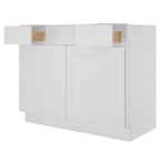 42"W Birch Solid Wood X 21"D X 34-1/2"H Vanity Sink Drawer Cabinet Wthout Top VSD42
