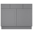 42"W Birch Solid Wood X 21"D X 34-1/2"H Vanity Sink Drawer Cabinet Wthout Top VSD42