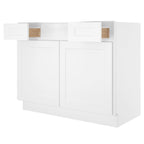 42"W Birch Solid Wood X 21"D X 34-1/2"H Vanity Sink Drawer Cabinet Wthout Top VSD42