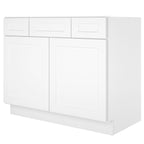 42"W Birch Solid Wood X 21"D X 34-1/2"H Vanity Sink Drawer Cabinet Wthout Top VSD42