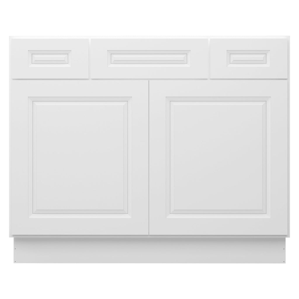 42"W Birch Solid Wood X 21"D X 34-1/2"H Vanity Sink Drawer Cabinet Wthout Top VSD42