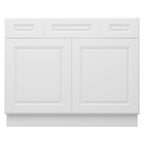 42"W Birch Solid Wood X 21"D X 34-1/2"H Vanity Sink Drawer Cabinet Wthout Top VSD42