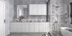 21"D Birch Solid Wood X 60"W X 34-1/2"H Vanity Sink Drawer Cabinet Wthout Top VSDB60