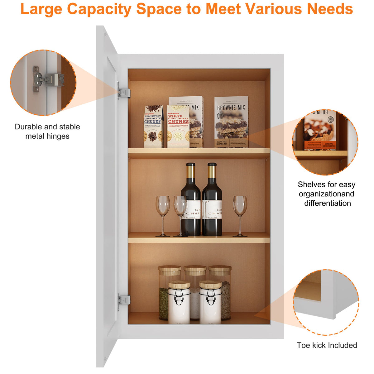 Medicine Cabinet Wall Mounted W1836