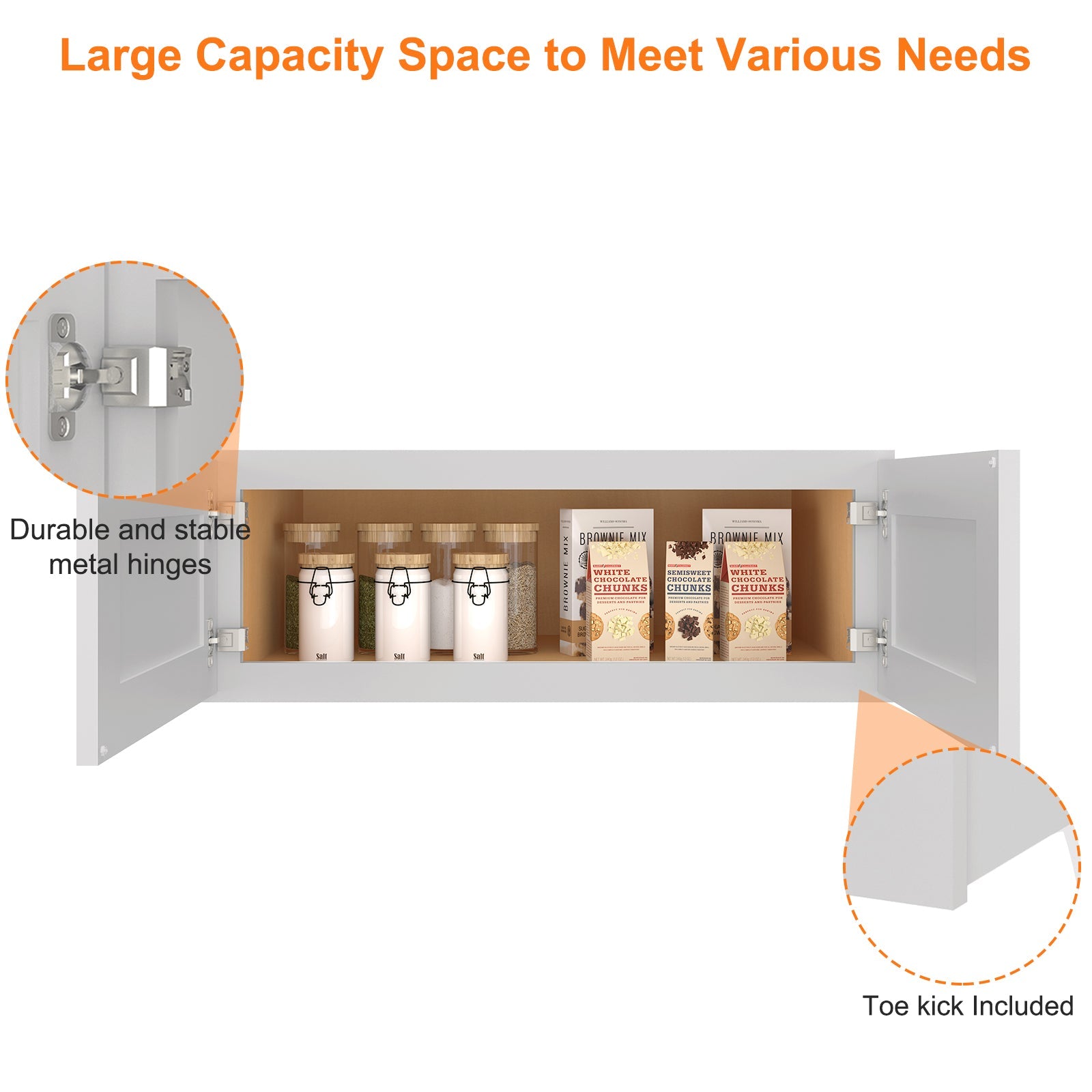 Medicine Cabinet Wall Mounted W361224