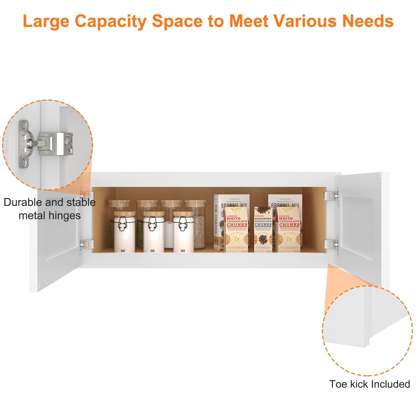 Medicine Cabinet Wall Mounted W361224