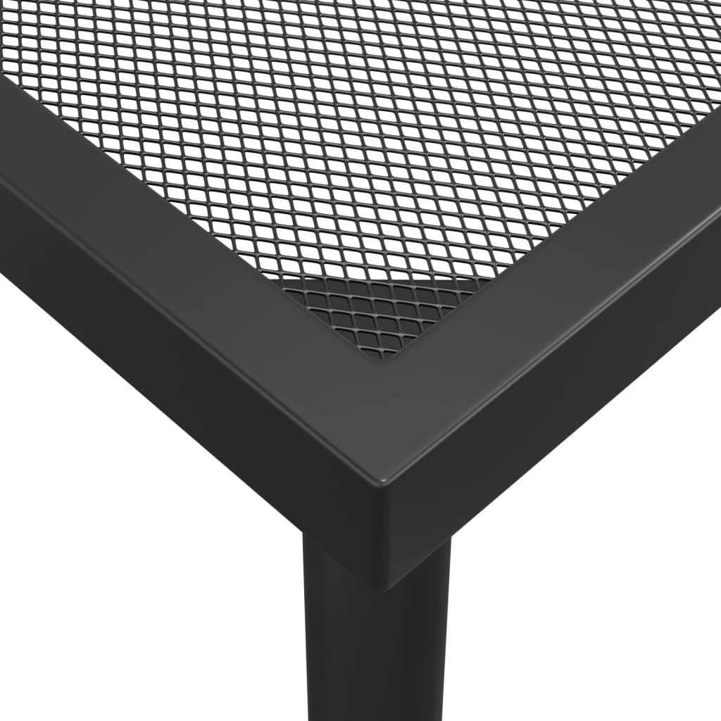 Patio Table Anthracite 65"x31.5"x28.3" Steel Mesh