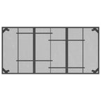Patio Table Anthracite 65"x31.5"x28.3" Steel Mesh