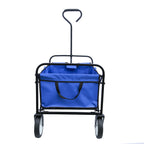 Outdoor Folding Wagon Garden ;  Large Capacity Folding Wagon Garden Shopping Beach Cart ; Heavy Duty Foldable Cart;  for Outdoor Activities;  Beaches;  Parks;  Camping