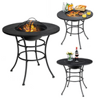 Backyard Garden Party Patio Fire Pit Dining Table